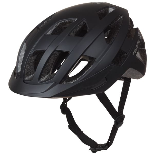 Polisport City Move Bicycle Helm L 58-61 cm Schwarz