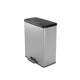 Hurver Pedal Bin Decobin Duo 26L 26L Silber Metallic