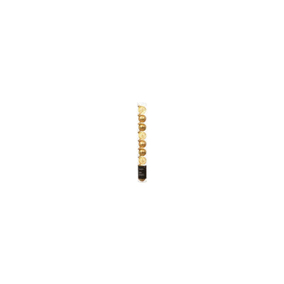 Decoris Weihnachtskugeln Glas Hellgold ã˜3cm Mix transparent glänzend matt Tube à 9 Stück