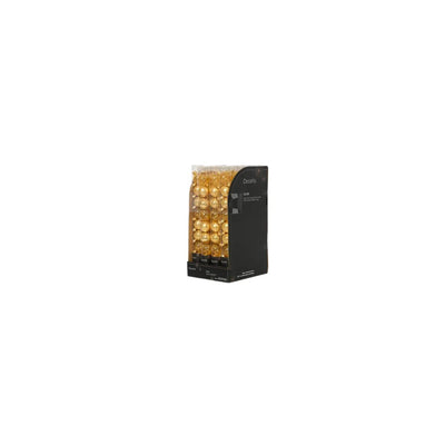 Decoris Weihnachtskugeln Glas Hellgold ã˜3cm Mix transparent glänzend matt Tube à 9 Stück