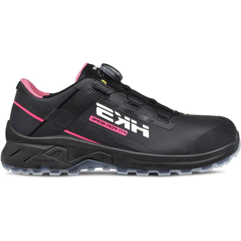 Hks Arbeitsschuh Airguard rosa schwarz Boa S3L Low | schwarz | Größe 39 - 4040005667392