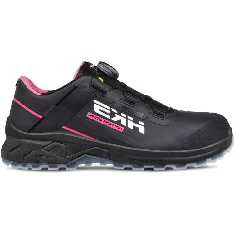 Hks Arbeitsschuh Airguard rosa schwarz Boa S3L Low | schwarz | Größe 36 - 4040005667361