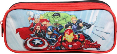 Jim Jam Federmäppchen Avengers Federmäppchen 2 Fächer mit 2 Reißverschlüssen
