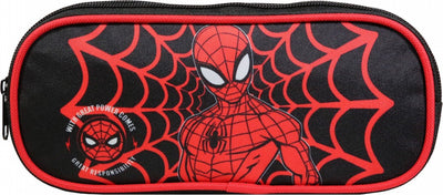 Jim Jam Federmäppchen Spiderman Federmäppchen 2 Fächer mit 2 Reißverschlüssen