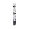 Decoris Weihnachtskugeln Mini Ø3cm Glas Silber 9St