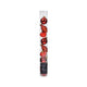 Decoris Weihnachtskugeln Mini Ø3cm Glas rot 9St