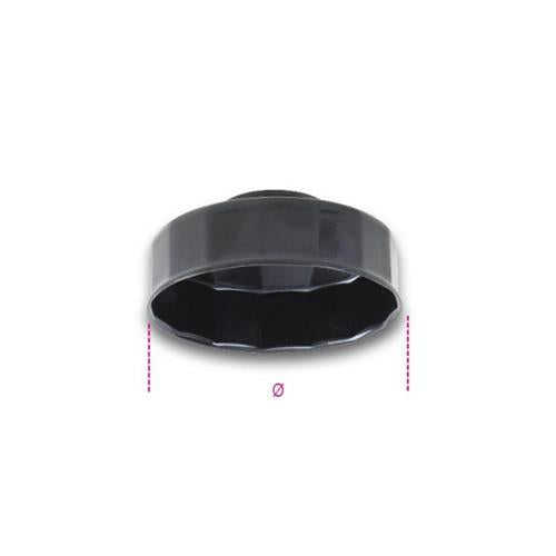 Beta selbstklemmender Ölfilterschlüssel 1493 ø65mm