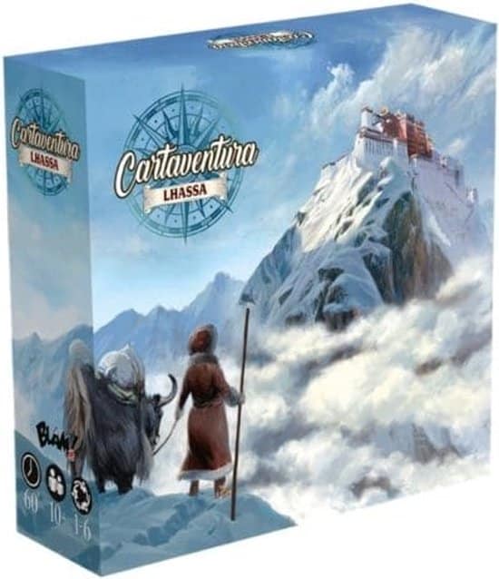 Ventura Cartaventura Card Game Lhasa reist nach Indien und Tibet