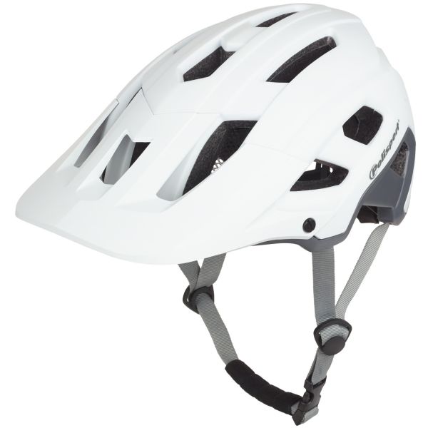 Polisport Mountain Pro Fahrradhelm M 55-58 cm Weiß grau