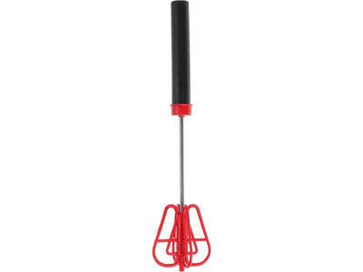 Excellent Houseware Schneebesen aus Kunststoff mit Edelstahl, 26 x 6 x 6 cm, rot