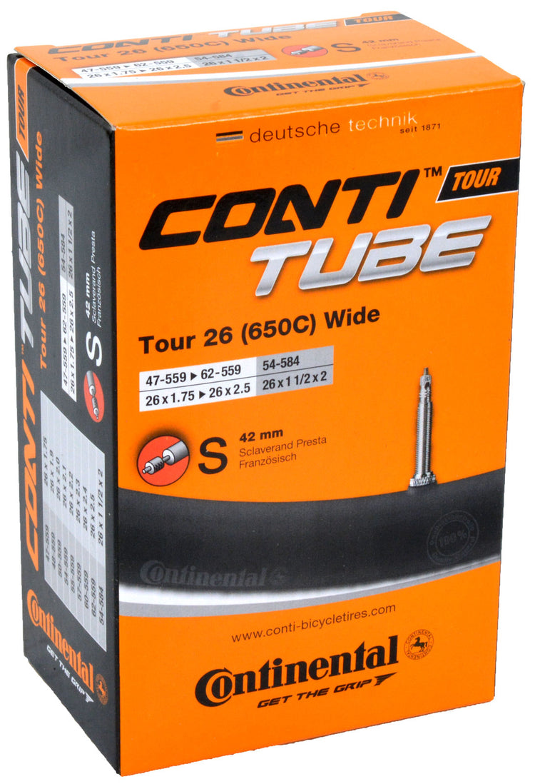 Continental Inner Tube SV13 Tour 26 Zoll 47 62-559 SV42mm