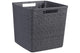 Hurver Jute Basket Square 17 l Anthrazit
