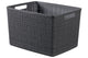 Hurver Jute -Korb 20 l Anthrazit
