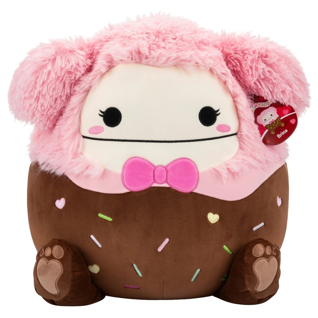 Squishmallows 40 cm Brina Schokolade getaucht Pink Bigfoot