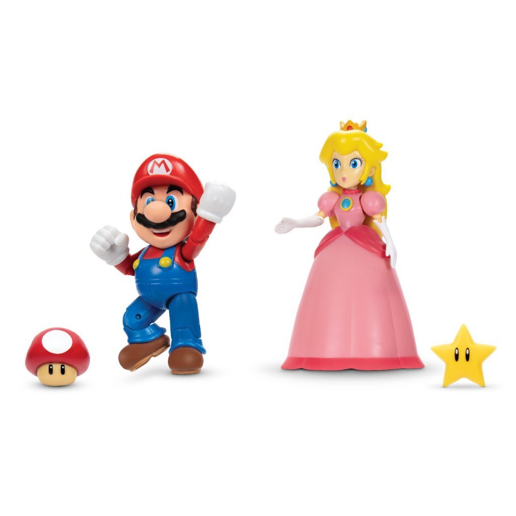 Super Mario Super Mario Figuren Mario und Pfirsich