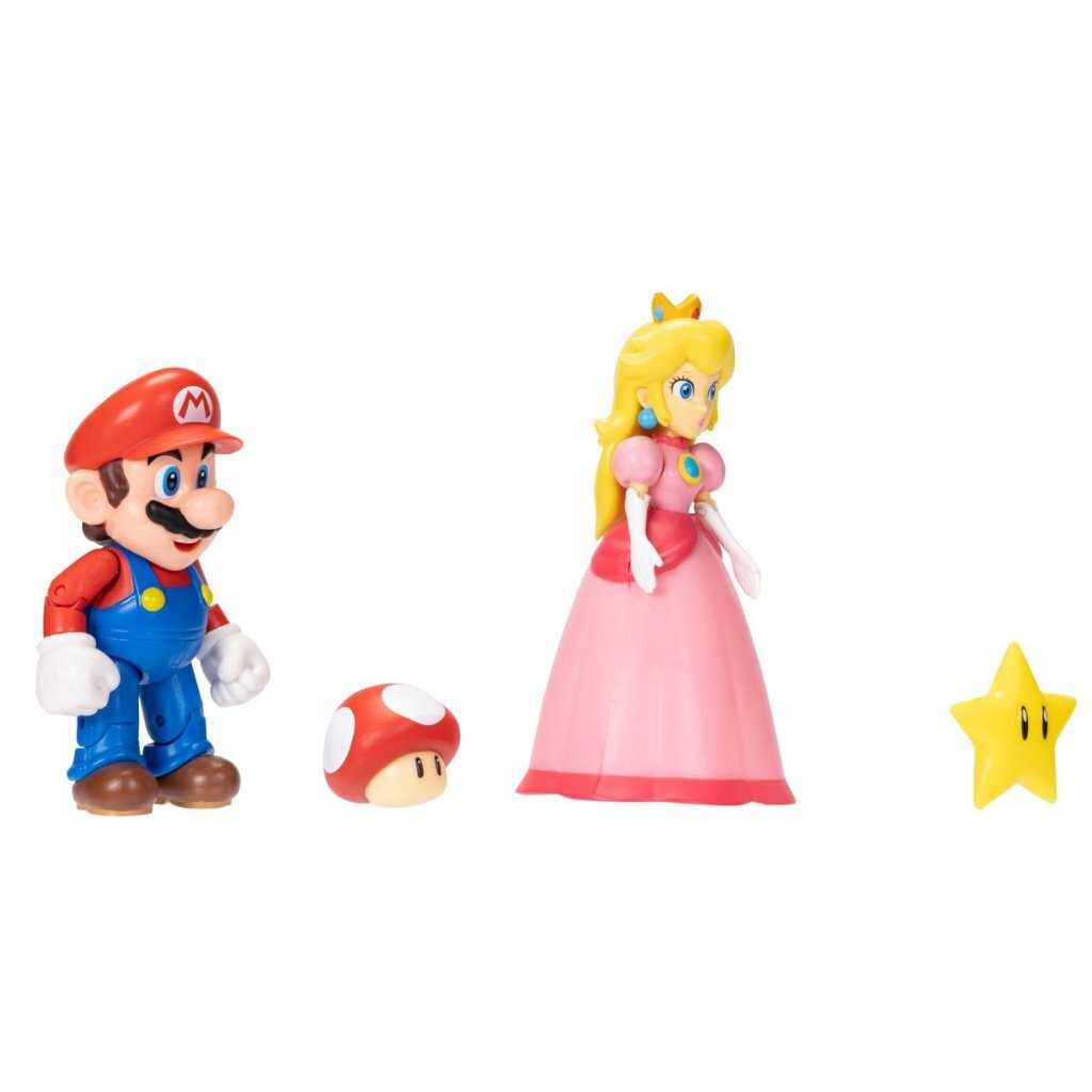 Super Mario Super Mario Figuren Mario und Pfirsich