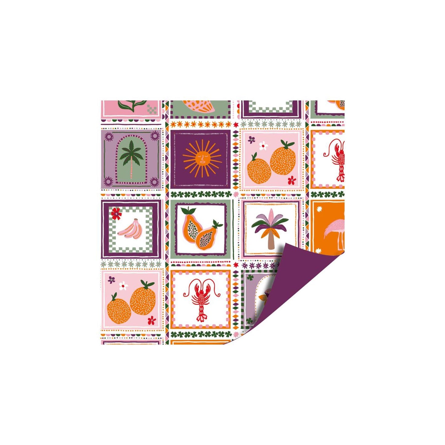 Kassenplan-Thekenrolle 50 cm 100 m – Bohemian-Sommer