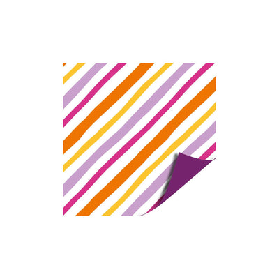 Kassenplan-Thekenrolle 50 cm, bemalte Linien, violett