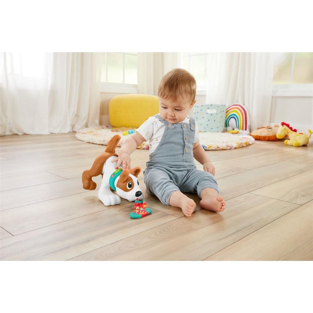 Fisher Price kriechen mit mir Welpe + Licht und Klang