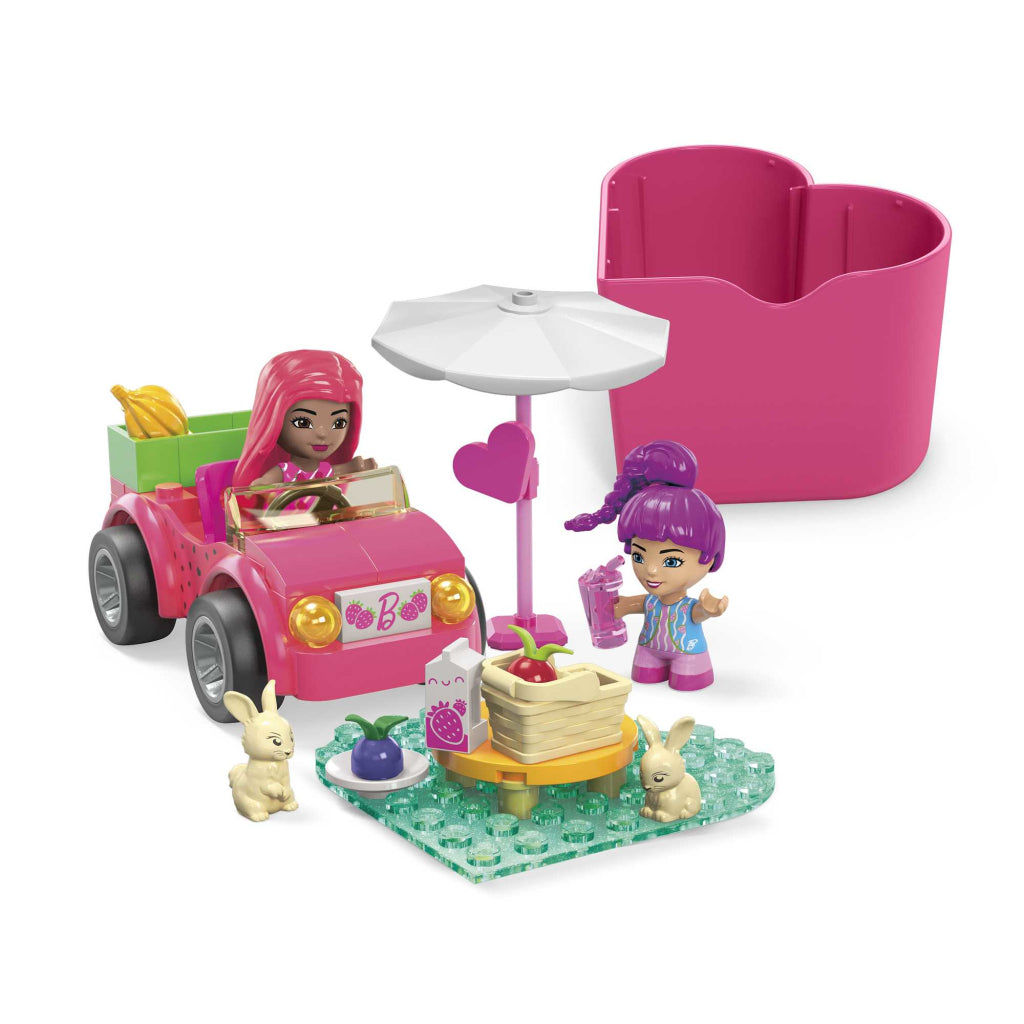 Mega Bloks Mega Barbie Color Reveal Cabrio-Bauspielzeug