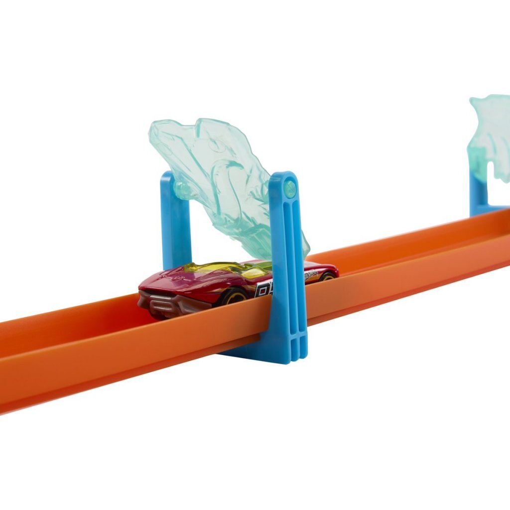 Hot Wheels Track Builder Icy Crash Set