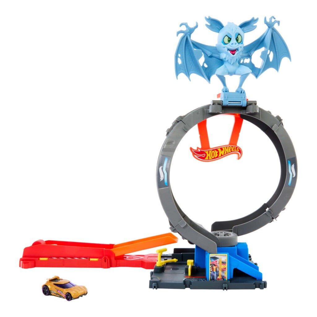 Heiße Räder Fledermaus -Angriffsschleifenspiel -Set