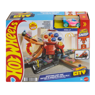 Hot-Wheels-City-Süßwarenladen in der Innenstadt