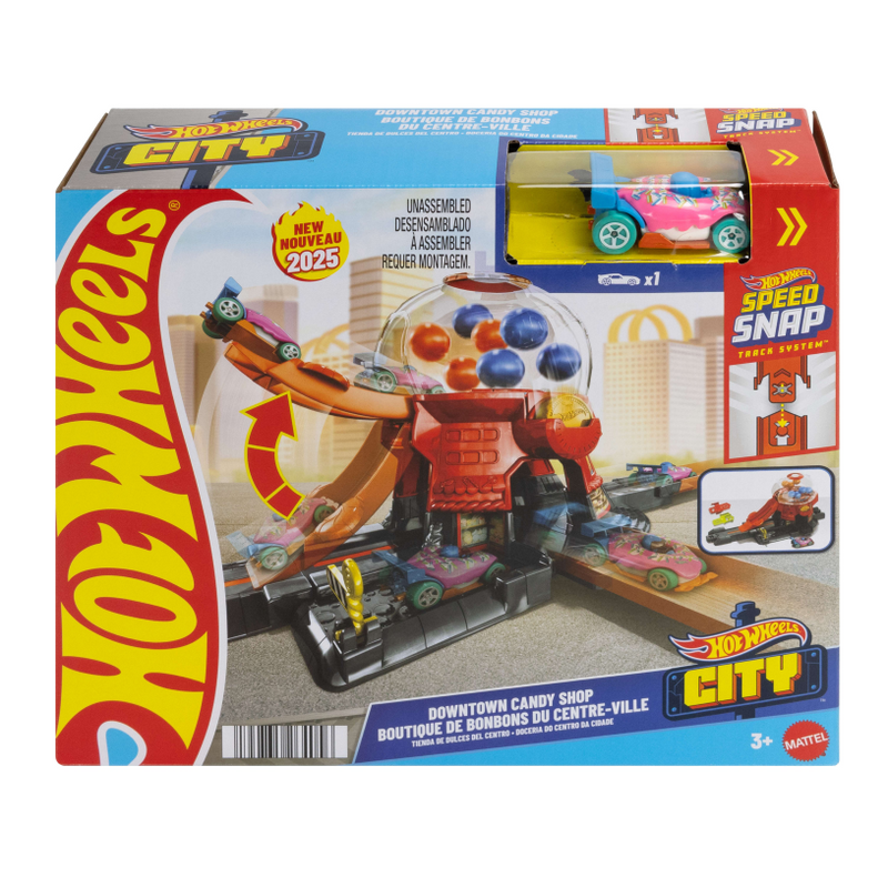 Hot-Wheels-City-Süßwarenladen in der Innenstadt