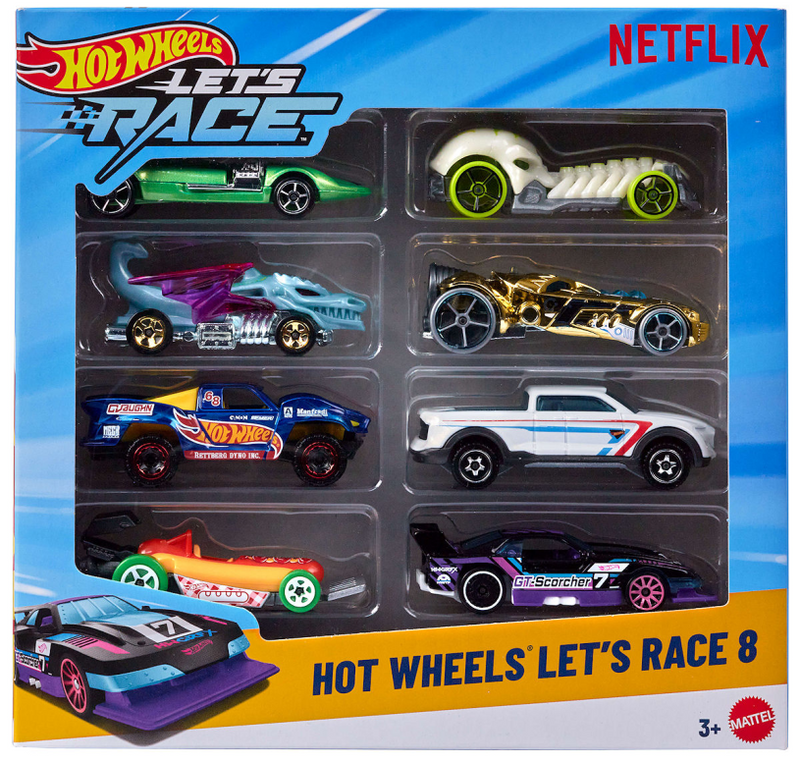 HW Datcast 8-Pack Let's Race
