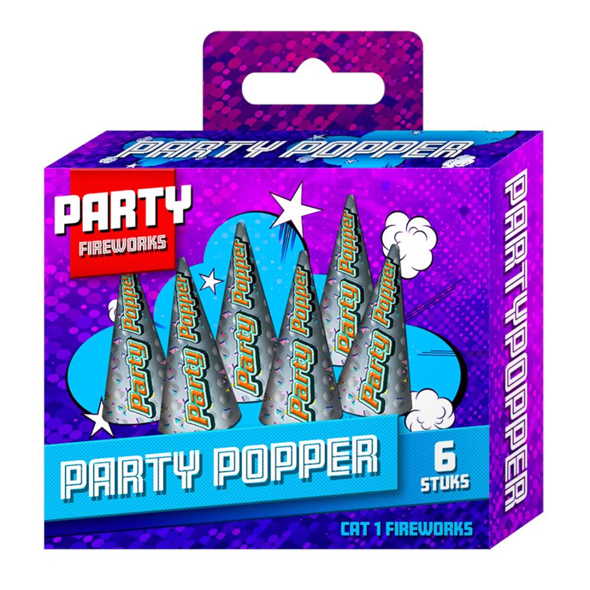 Party-Feuerwerk, Feuerwerk, Party-Popper