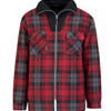 Storvik Produkte Holzfäller-Fleeceweste Stanley Thermo rot schwarz 3XL