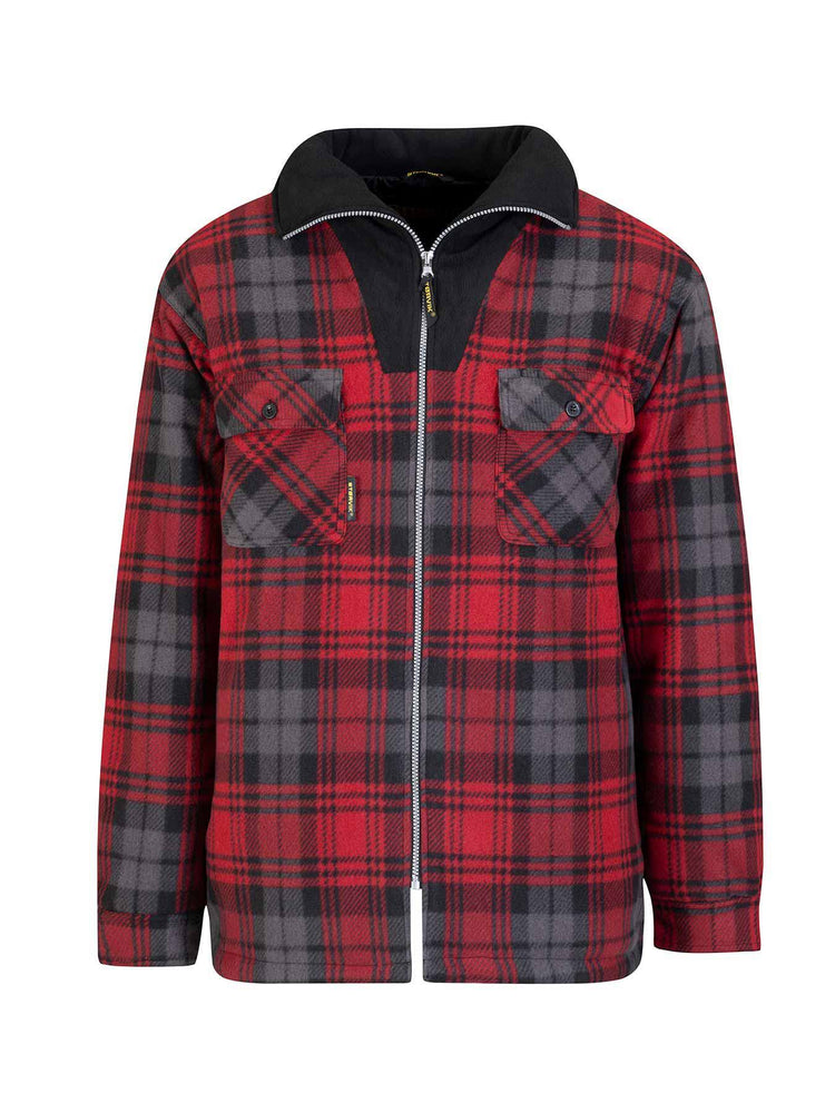 Storvik Produkte Holzfäller-Fleeceweste Stanley Thermo rot schwarz 3XL