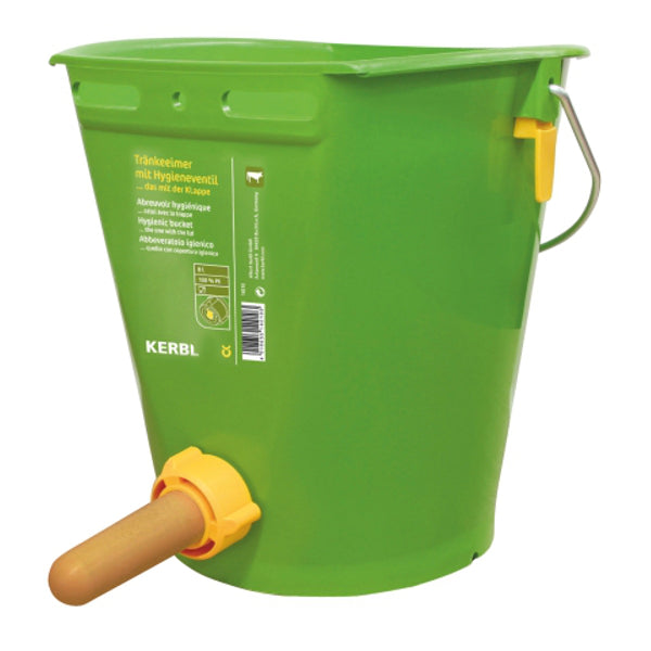 Kerbl Kälbereimer mit hygienischem Ventilsauger