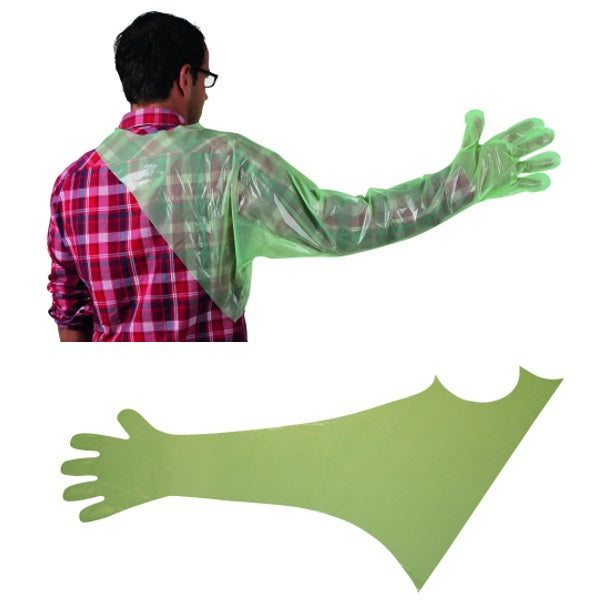 Kerbl Untersuchungshandschuh Fetttop mit Schulterstück 120cm %c3%a0 50 Stk