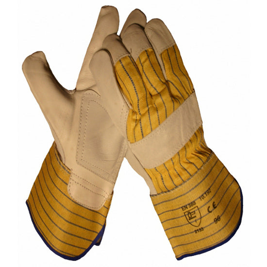 Handflächenverstärkung aus Handschuhfachleder