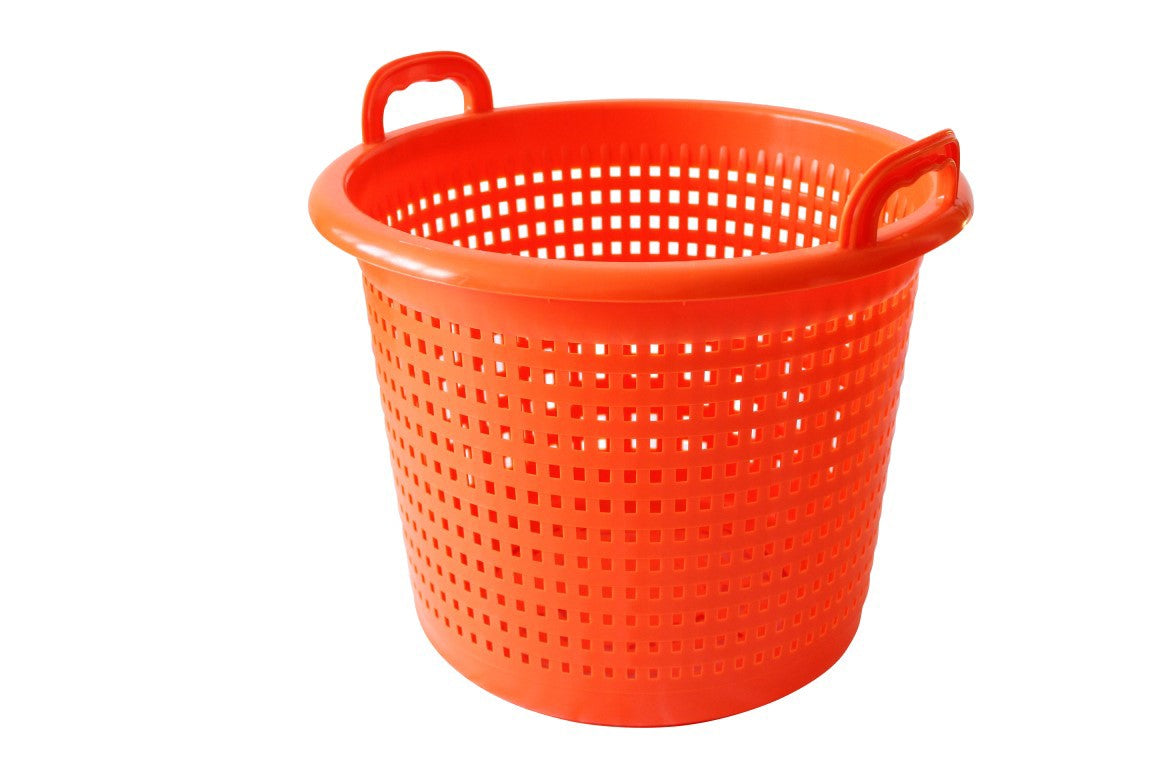 Industriekorb Kartoffelkorb offen orange 44 ltr
