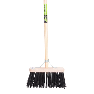 Mm Eurotool Besen FSC 29cm schwarz PPN mm Stiel 150cm