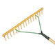 Mm Eurotool Polyharke mit Glättkante 64cm mit Stiel 160cm