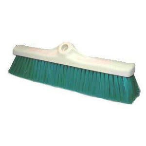 Stabiler Besen 40cm Kunststoff grün
