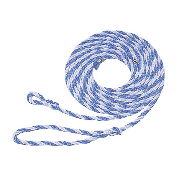 Kuhseile Polyprop blau weiß 320cm 12mm 10 Stück