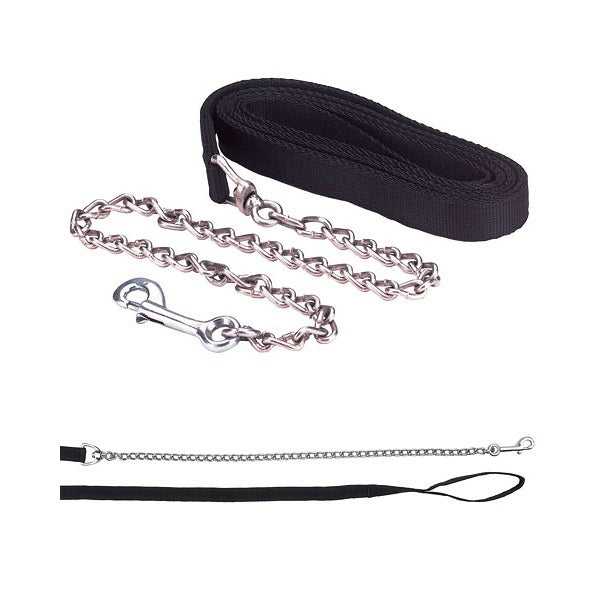 Präsentationsleine mit Kette 250cm schwarz
