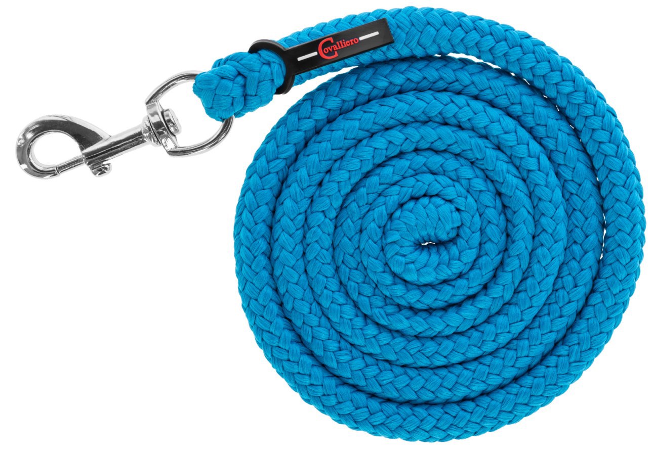 Führleine mit Karabiner Nilpferd blau