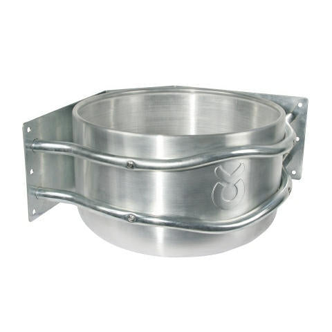 Futternapf aus Aluminium, Modell mit runden Ecken