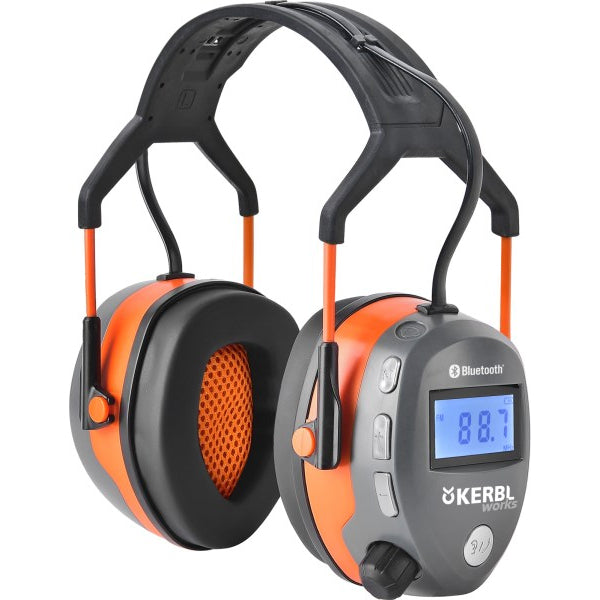 Der Kerbl-Ohrenschützer funktioniert mit Radio und Bluetooth