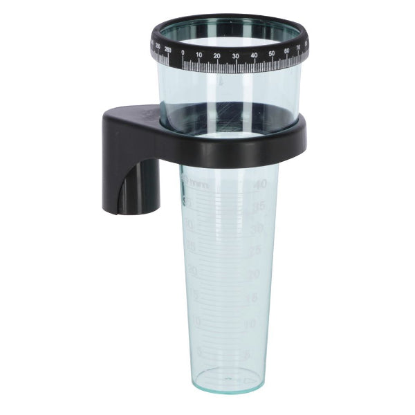 Regenmesser mit Stickhalter-Memory-Ring