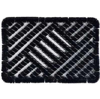 Bürstenmatte Fußmatte Kokosnuss schwarz 40x60cm
