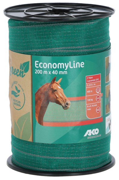 Ako Band Economyline 200m 40mm grün grau 8x016mm