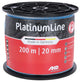 Ako Platinumline Schreckband 20 mm Weiß-Blau 200 m