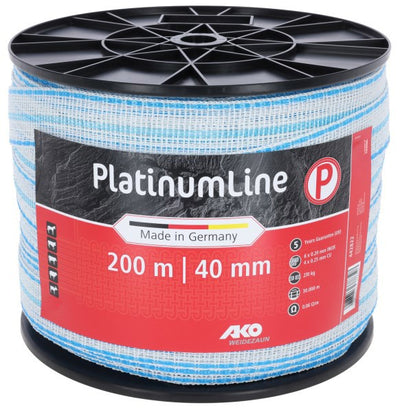 Ako Platinumline Abschreckungsband 40 mm weiß-blau 200 m