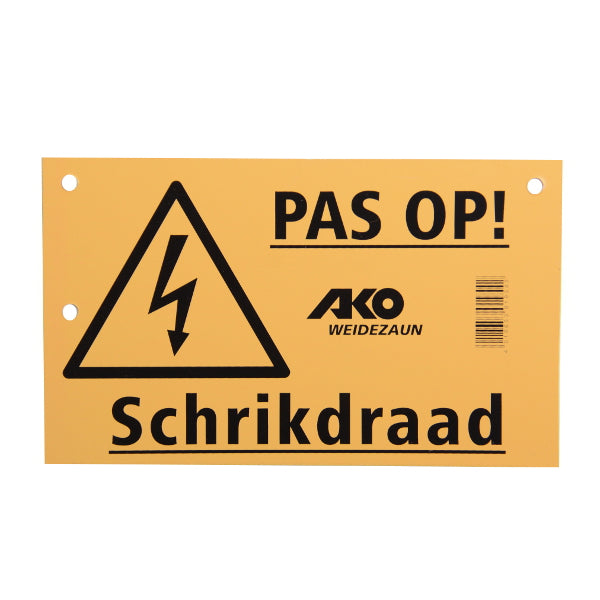 Ako-Schild: Vorsicht vor Elektrozaun